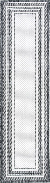 Safavieh Courtyard CY8475-53712 Ivory / Black Area Rug Runner