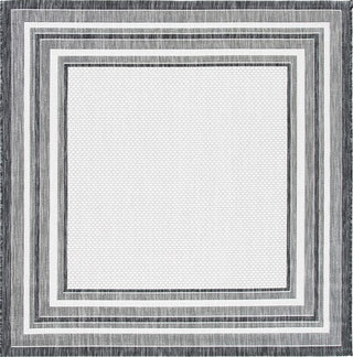 Safavieh Courtyard CY8475-53712 Ivory / Black Area Rug Square