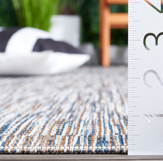 Safavieh Courtyard CY8518-59222 Ivory Blue / Beige Area Rug Detail