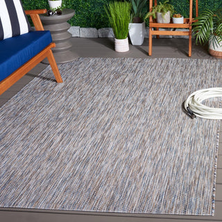 Safavieh Courtyard CY8518-59222 Ivory Blue / Beige Area Rug Room Scene Feature