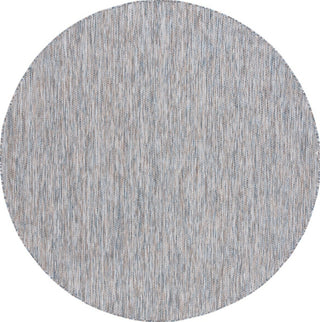 Safavieh Courtyard CY8518-59222 Ivory Blue / Beige Area Rug Round
