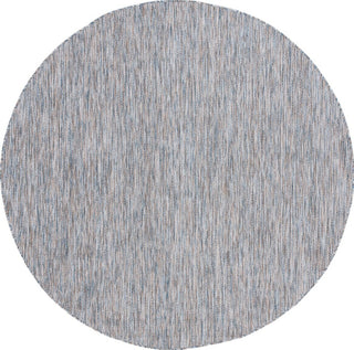 Safavieh Courtyard CY8520-59222 Ivory Blue / Beige Area Rug Round