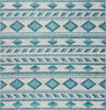 Safavieh Courtyard CY8529-37212 Grey / Teal Area Rug Square