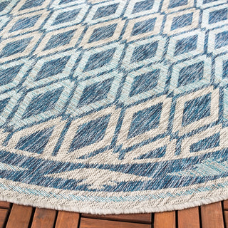 Safavieh Courtyard CY8531-36821 Navy / Grey Area Rug Detail