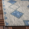 Safavieh Courtyard CY8533-36812 Grey / Aqua Area Rug Detail