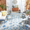 Safavieh Courtyard CY8533-36812 Grey / Aqua Area Rug Room Scene