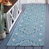 Safavieh Courtyard CY8533-37121 Aqua / Grey Area Rug Room Scene Feature