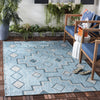 Safavieh Courtyard CY8533-37121 Aqua / Grey Area Rug Room Scene