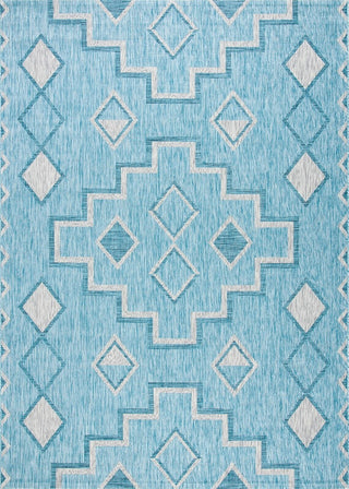 Safavieh Courtyard CY8533-37121 Aqua / Grey Area Rug Main