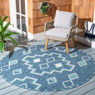 Safavieh Courtyard CY8533-39421 Navy / Aqua Area Rug Room Scene