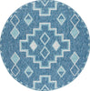 Safavieh Courtyard CY8533-39421 Navy / Aqua Area Rug Round