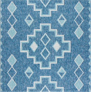 Safavieh Courtyard CY8533-39421 Navy / Aqua Area Rug Square