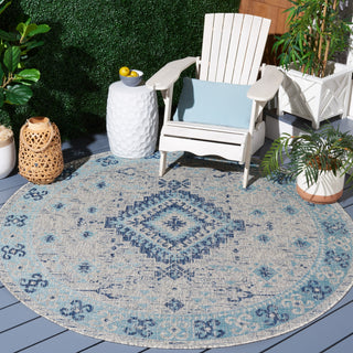 Safavieh Courtyard CY8546-36812 Light Grey / Blue Area Rug Room Scene