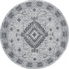 Safavieh Courtyard CY8546-37612 Light Grey / Charcoal Area Rug Round