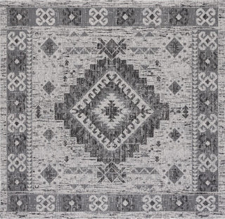 Safavieh Courtyard CY8546-37612 Light Grey / Charcoal Area Rug Square