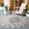 Safavieh Courtyard CY8546-37613 Light Grey / Beige Area Rug Room Scene