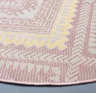 Safavieh Courtyard CY8548-56221 Pink / Gold Area Rug Detail