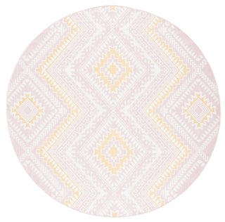 Safavieh Courtyard CY8548-56221 Pink / Gold Area Rug Round