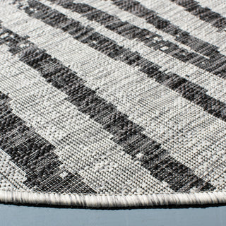 Safavieh Courtyard CY8551-37612 Grey / Black Area Rug Detail