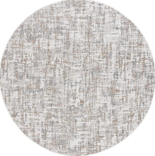 Safavieh Courtyard CY8580-59012 Ivory / Dark Grey Brown Area Rug Round