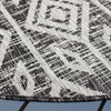 Safavieh Courtyard CY8662-37621 Black / Grey Area Rug Detail