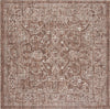 Safavieh Courtyard CY8680-36321 Brown / Ivory Area Rug Square