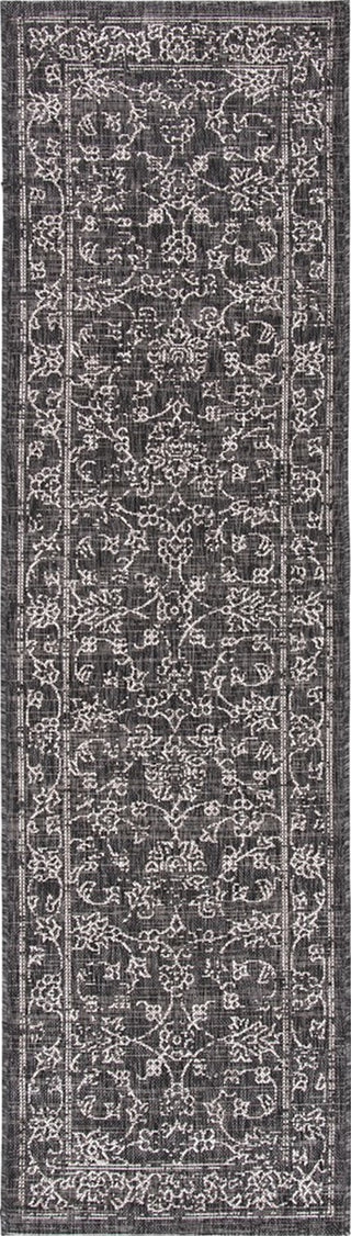 Safavieh Courtyard CY8680-36621 Black / Ivory Area Rug Runner