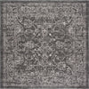 Safavieh Courtyard CY8680-36621 Black / Ivory Area Rug Square