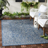 Safavieh Courtyard CY8680-36821 Navy / Ivory Area Rug Room Scene Feature