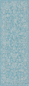 Safavieh Courtyard CY8680-37121 Aqua / Grey Area Rug 