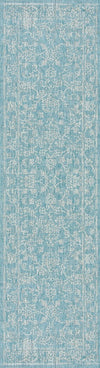 Safavieh Courtyard CY8680-37121 Aqua / Grey Area Rug Runner