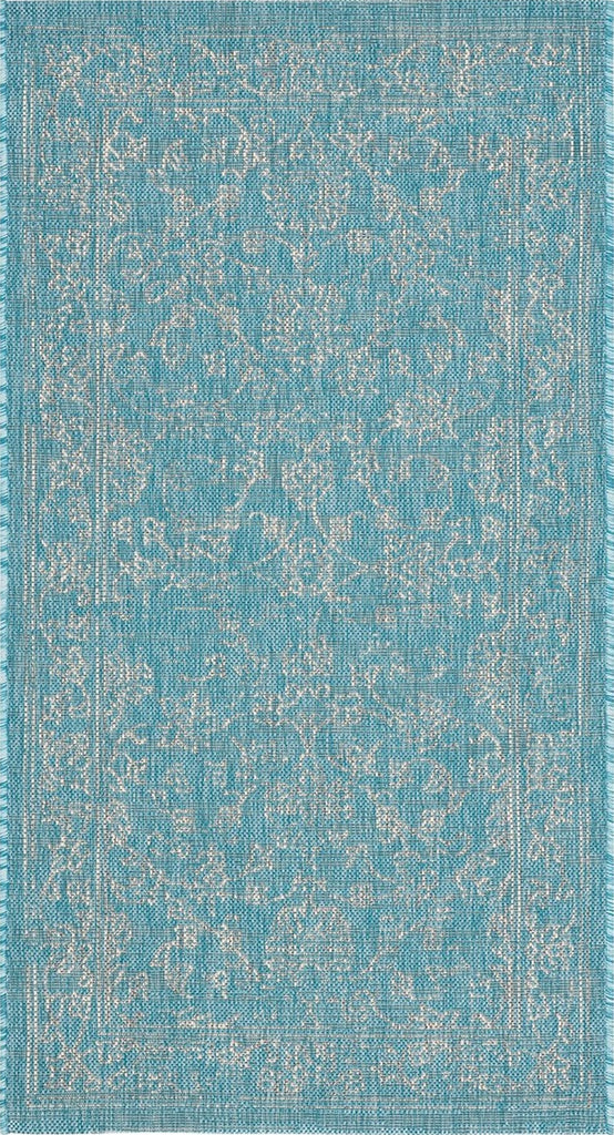 Safavieh Courtyard CY8680-37121 Aqua / Grey Area Rug main image