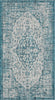 Safavieh Courtyard CY8720-372 Teal / Cream Area Rug main image