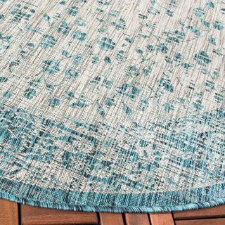 Safavieh Courtyard CY8720-372 Teal / Cream Area Rug Detail