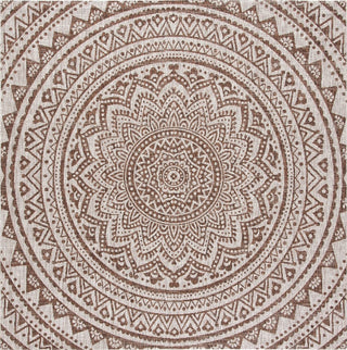 Safavieh Courtyard CY8734-36312 Light Beige / Brown Area Rug Square