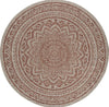 Safavieh Courtyard CY8734-36512 Light Beige / Terracotta Area Rug Round