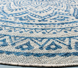 Safavieh Courtyard CY8734-36812 Light Grey / Blue Area Rug Detail