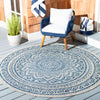 Safavieh Courtyard CY8734-36812 Light Grey / Blue Area Rug Room Scene