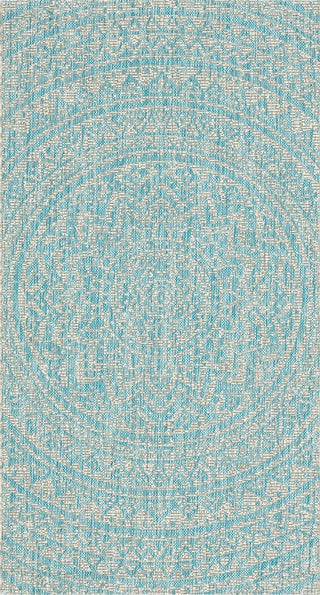 Safavieh Courtyard CY8734-37112 Light Grey / Aqua Area Rug main image