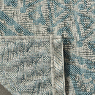 Safavieh Courtyard CY8734-37112 Light Grey / Aqua Area Rug Backing