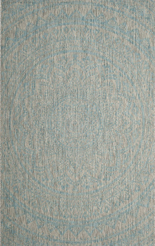 Safavieh Courtyard CY8734-37112 Light Grey / Aqua Area Rug Main