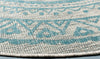 Safavieh Courtyard CY8734-37112 Light Grey / Aqua Area Rug Detail