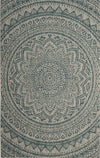 Safavieh Courtyard CY8734-37212 Light Grey / Teal Area Rug Main