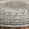 Safavieh Courtyard CY8734-37612 Light Grey / Black Area Rug Detail