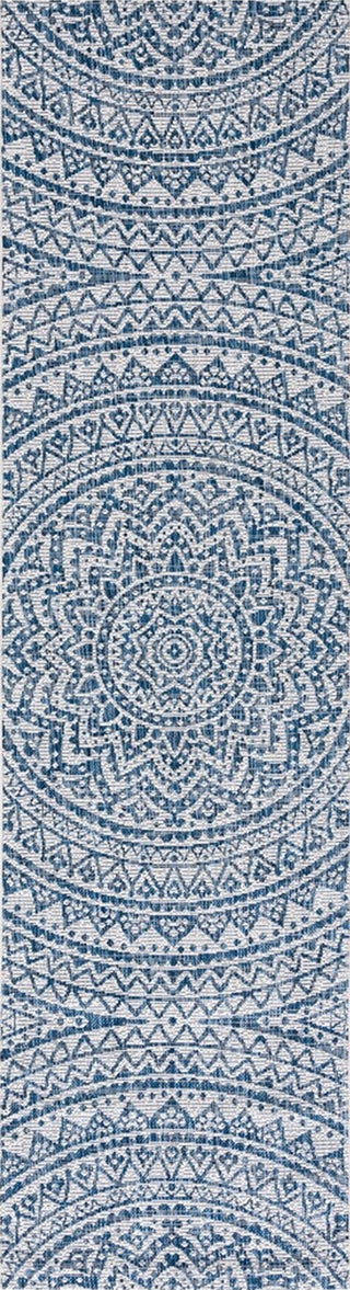 Safavieh Courtyard CY8734-53412 Ivory / Navy Area Rug Runner