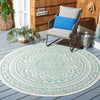 Safavieh Courtyard CY8734-55712 Ivory / Green Area Rug Room Scene