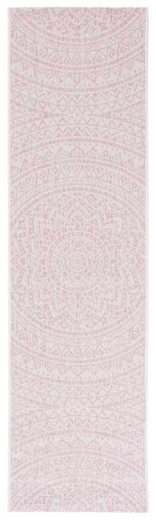 Safavieh Courtyard CY8734-56212 Ivory / Soft Pink Area Rug Runner