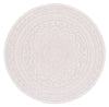 Safavieh Courtyard CY8734-56212 Ivory / Soft Pink Area Rug Round