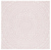 Safavieh Courtyard CY8734-56212 Ivory / Soft Pink Area Rug Square