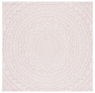 Safavieh Courtyard CY8734-56212 Ivory / Soft Pink Area Rug Square